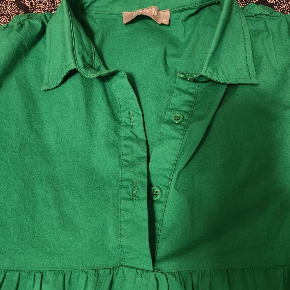 Blue B Collection Bubble Sleeve Dress - Picture 2 of 2